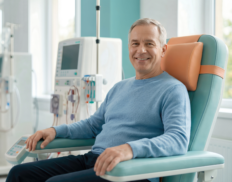 Nephrology and dialysis programs including rural hospital dialysis services, chronic kidney disease management, and service line growth
